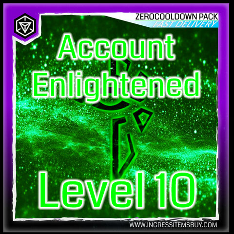 Ingress Account L10 Enlightened